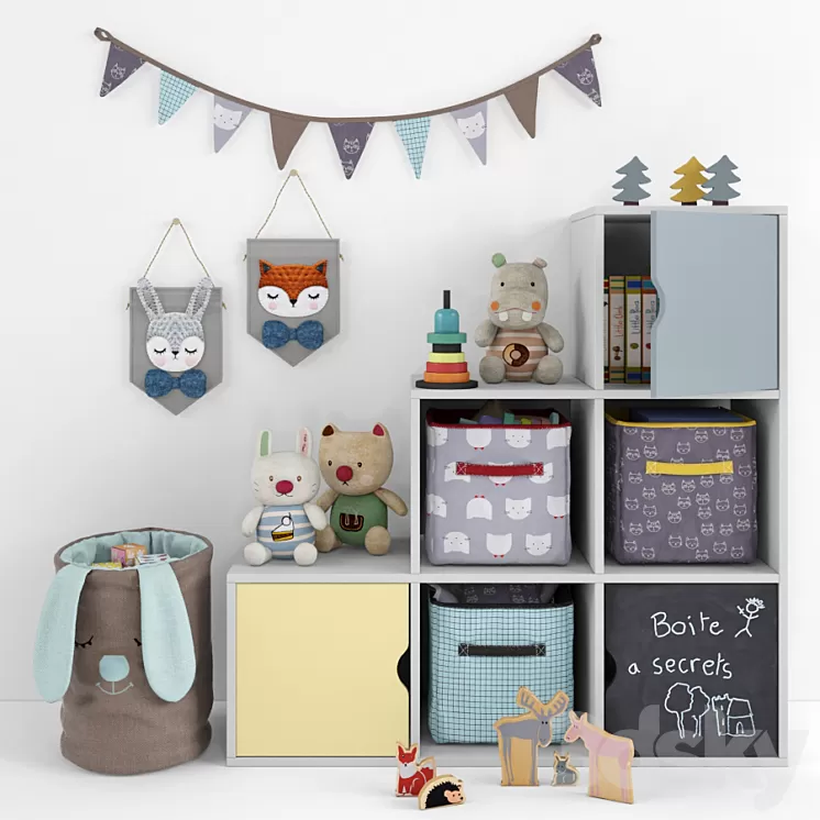 Children's furniture and accessories 28 3D Model