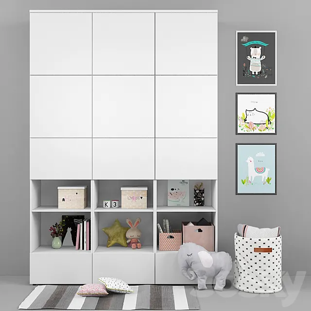 Children’s furniture and accessories 40 3DModel Children’s furniture and accessories 40 3DModel