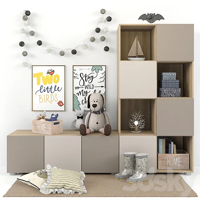 Children’s furniture and accessories 44 3DModel Children’s furniture and accessories 44 3DModel