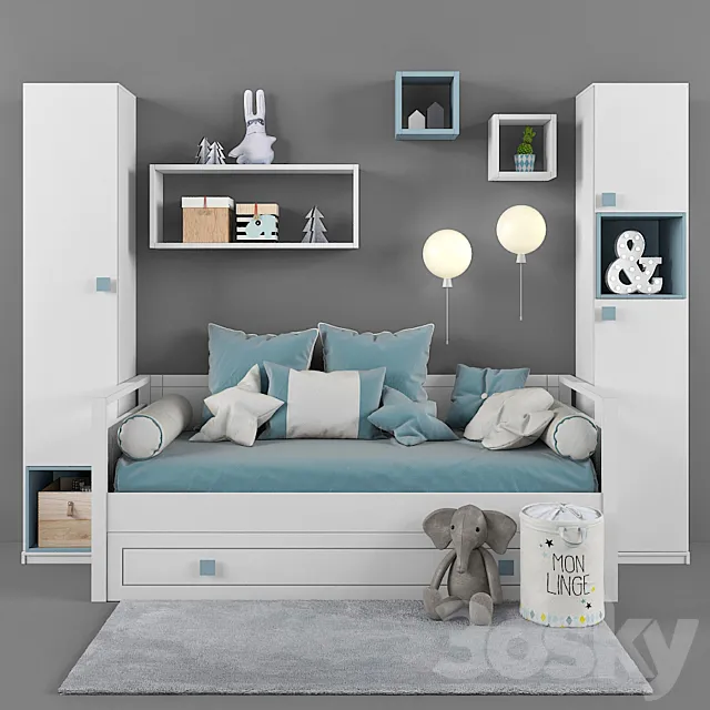 Children’s furniture and accessories 45 3D Model Children’s furniture and accessories 45 3D Model