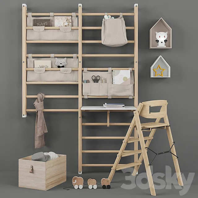 Children’s furniture and accessories 54 3DModel Children’s furniture and accessories 54 3DModel