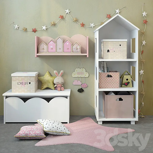 Children’s furniture and accessories 7 3DModel Children’s furniture and accessories 7 3DModel