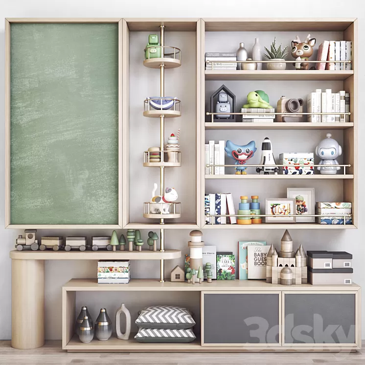 Childrens furniture and toys 26 3D Model Free Download