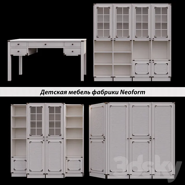 Children’s furniture factory Neoform 3D Model