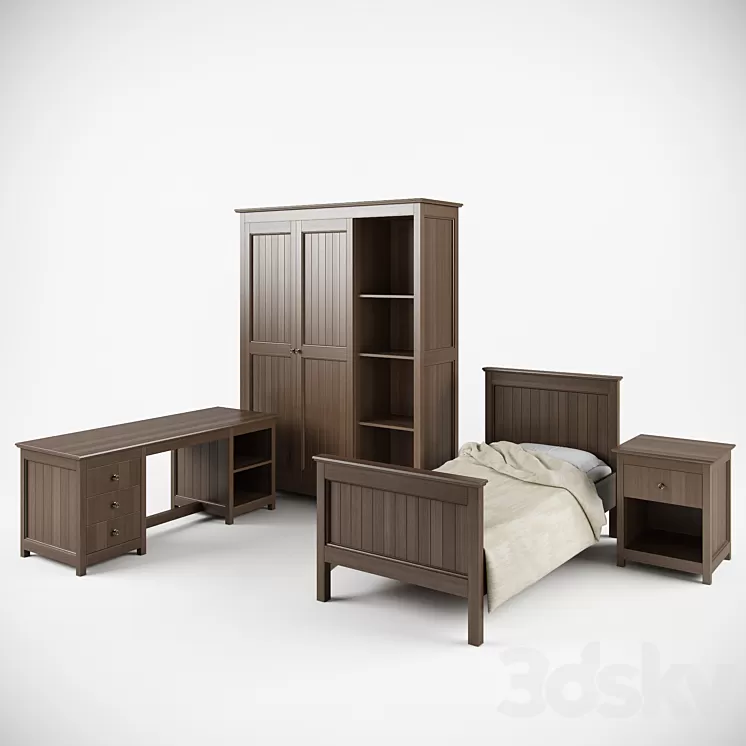 Children's furniture for a boy "Champion" 3D Model