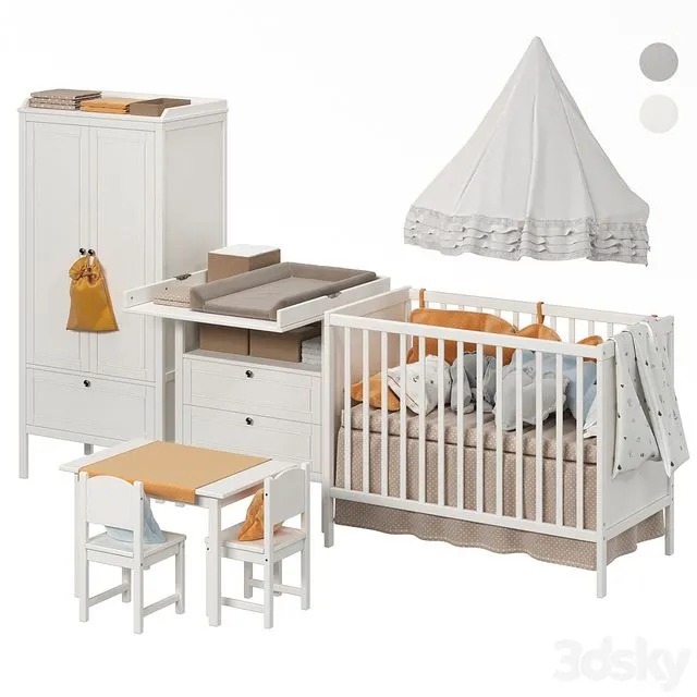 Children’s furniture Ikea SUNDVIK SUNDVIK 2 colors 3D Model