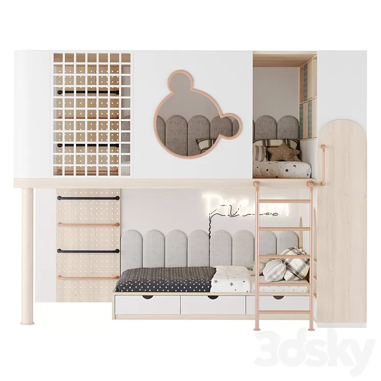 Children’s furniture set 28 3D Model Free Download Children’s furniture set 28 3D Model Free Download