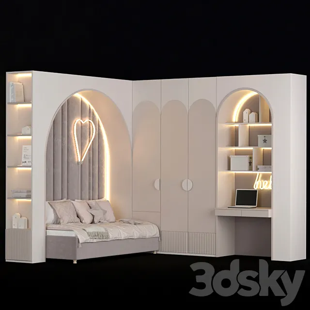Children’s furniture to order 212 3D Model