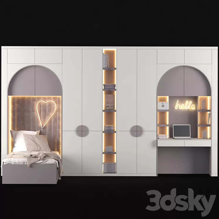 Children's furniture to order 222 3D Model Free Download Children's furniture to order 222 3D Model Free Download