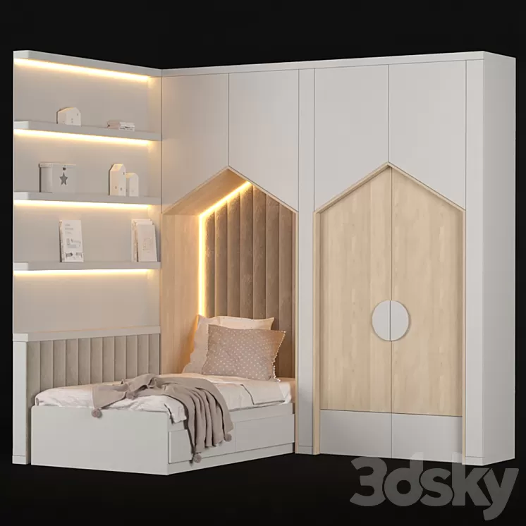 Children's furniture to order 257 3D Model Free Download Children's furniture to order 257 3D Model Free Download