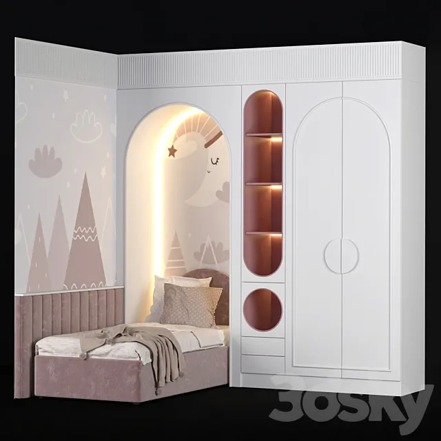 Children’s furniture to order 350 3D Model