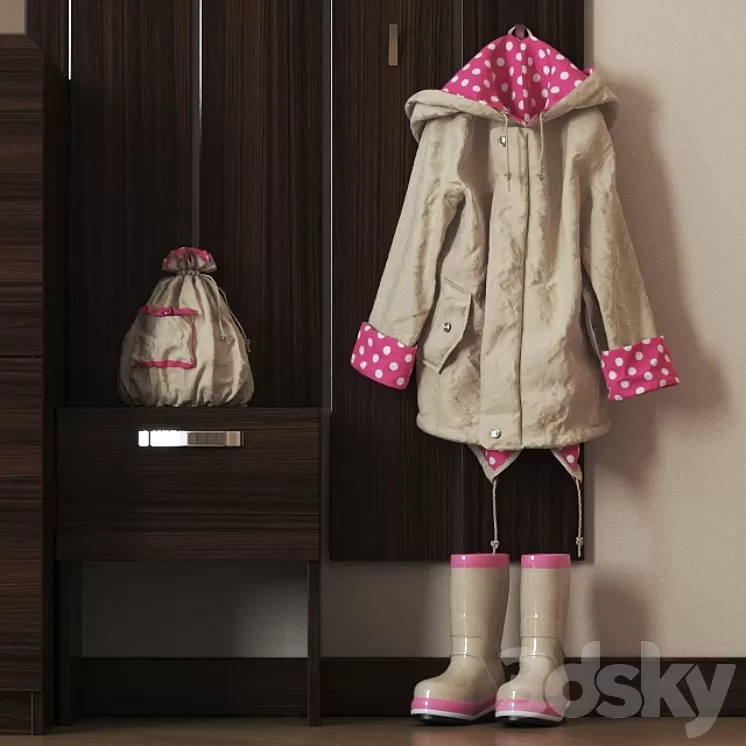 Children's hallway 3D Model Children's hallway 3D Model