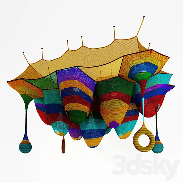 Children’s mesh labyrinth “Beehive” 3D Model