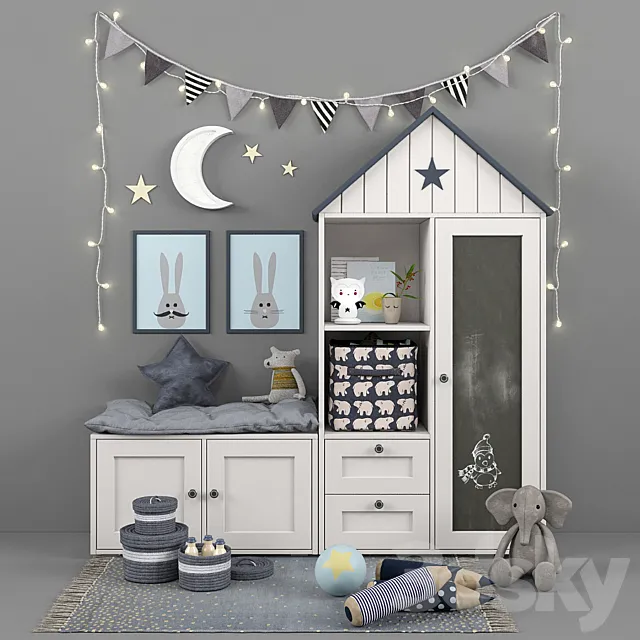 Children’s play area 03 3D Model Children’s play area 03 3D Model