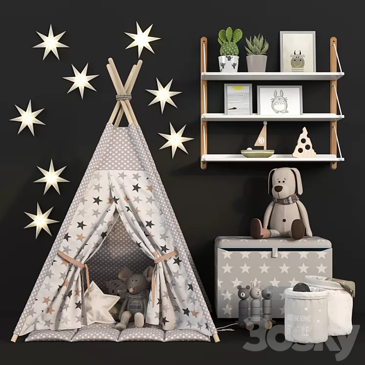 Children's play area 11 3D Model Free Download