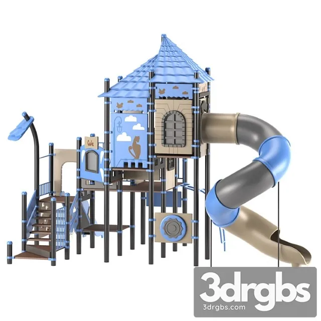 Childrens Play Complex 10 3D Model Download
