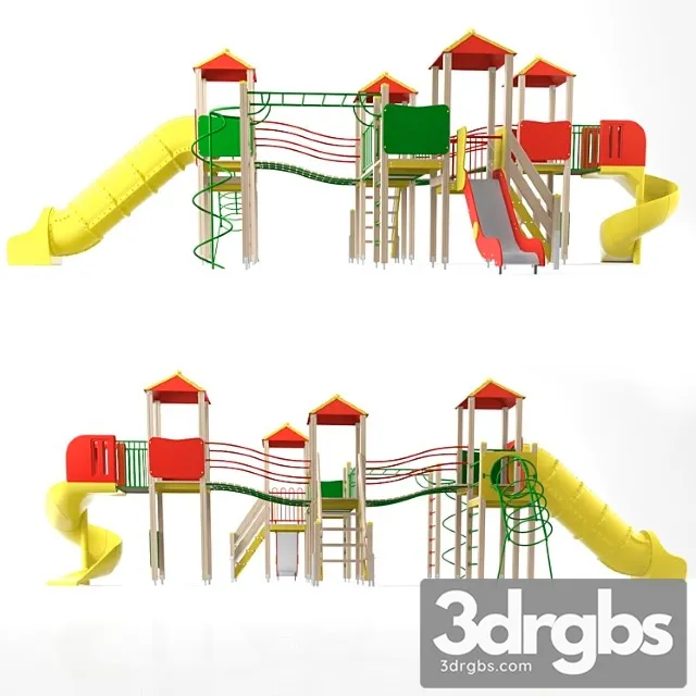 Childrens Play Complex 13 3D Model Download