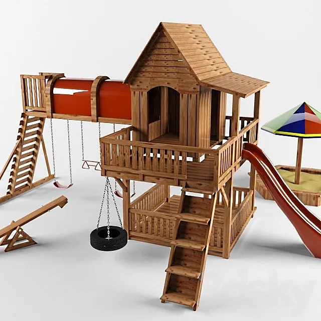 children’s playground 3D Model children’s playground 3D Model