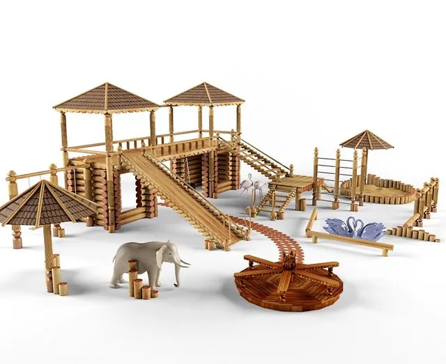 Children’s playground 3D Model Children’s playground 3D Model