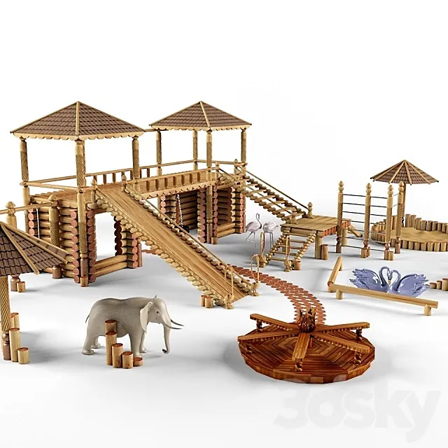 children’s playground 3DModel children’s playground 3DModel