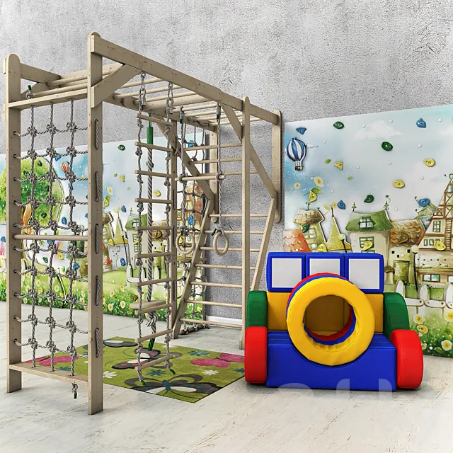 Children’s playground “Basic Tale” 3D Model