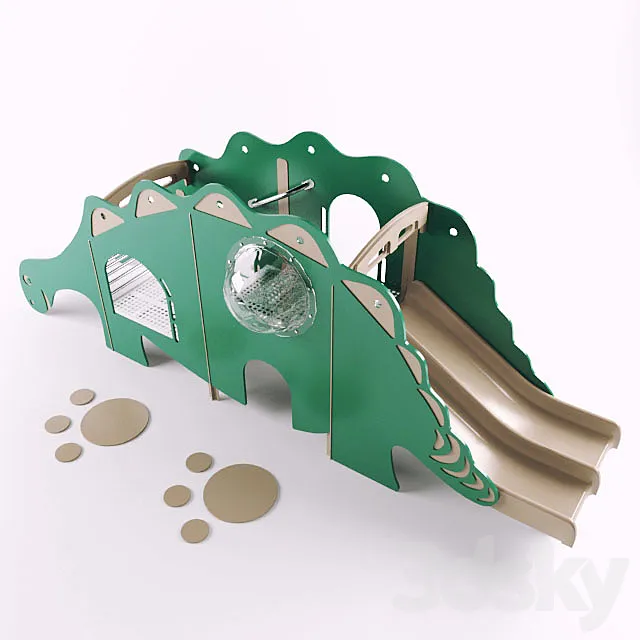 Children’s Playground Dinosaur 3D Model Children’s Playground Dinosaur 3D Model