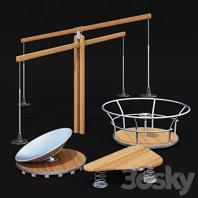Children’s Playground Set 3D Model Children’s Playground Set 3D Model