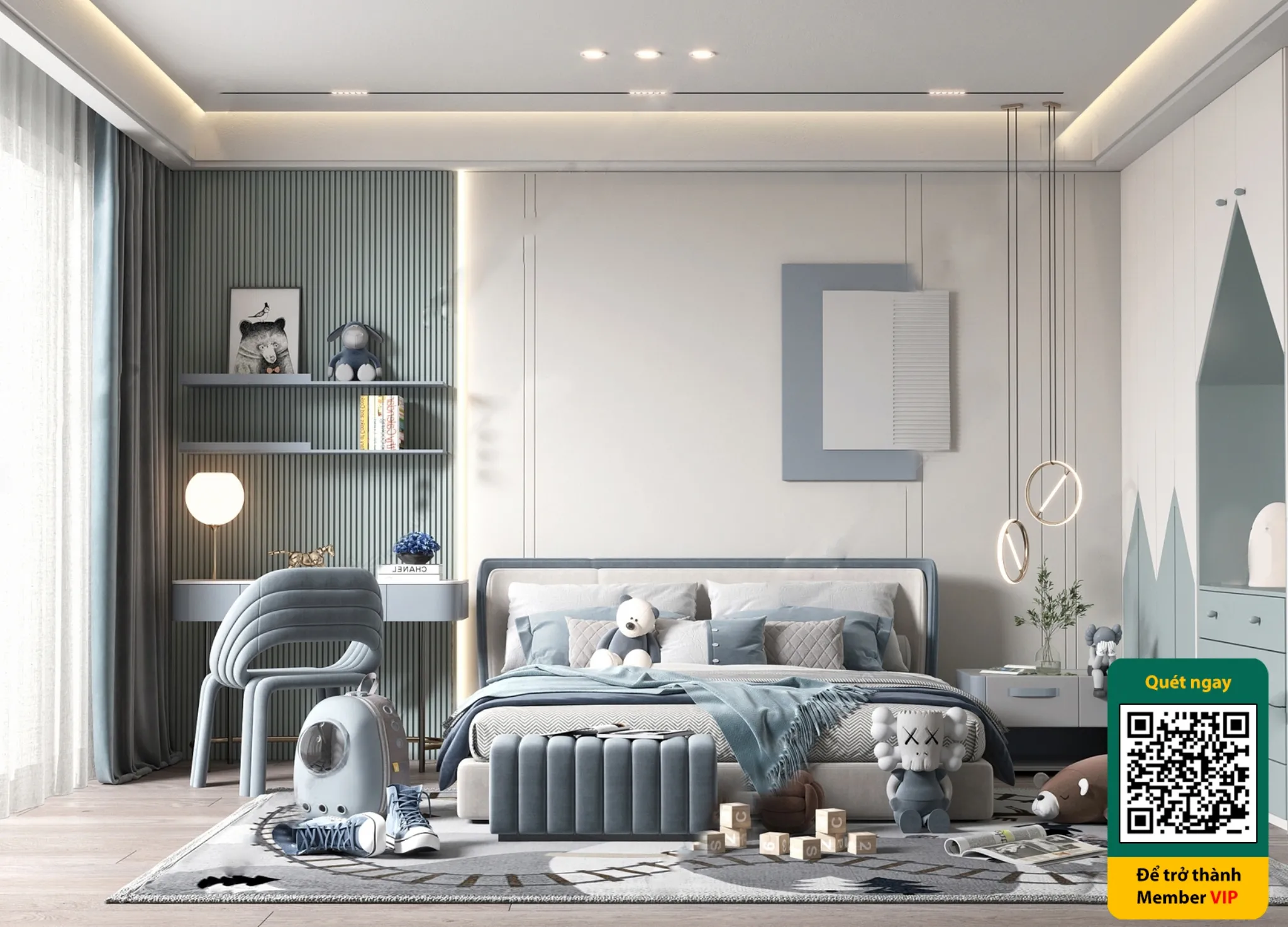 Children’s room 3D – 001 – 3733