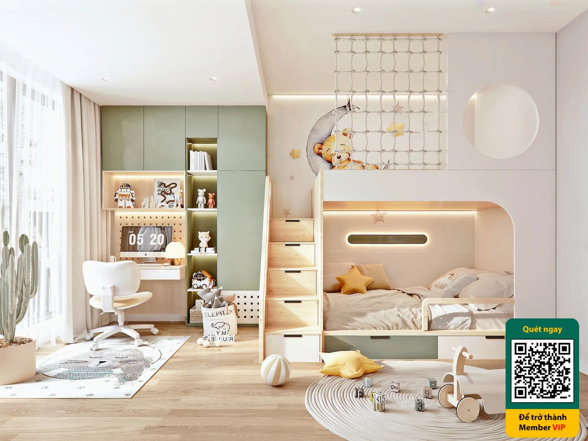 Children’s room 3D – 002 – 3734