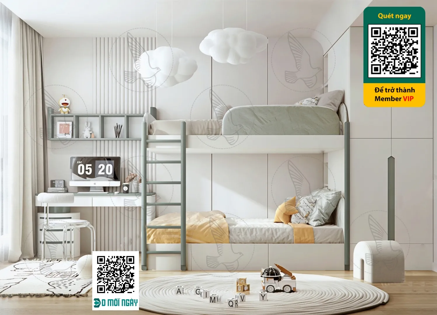 Children’s room 3D – 008 – 3740