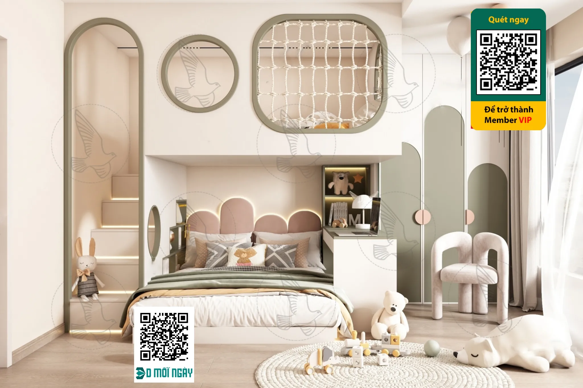 Children’s room 3D – 009 – 3741