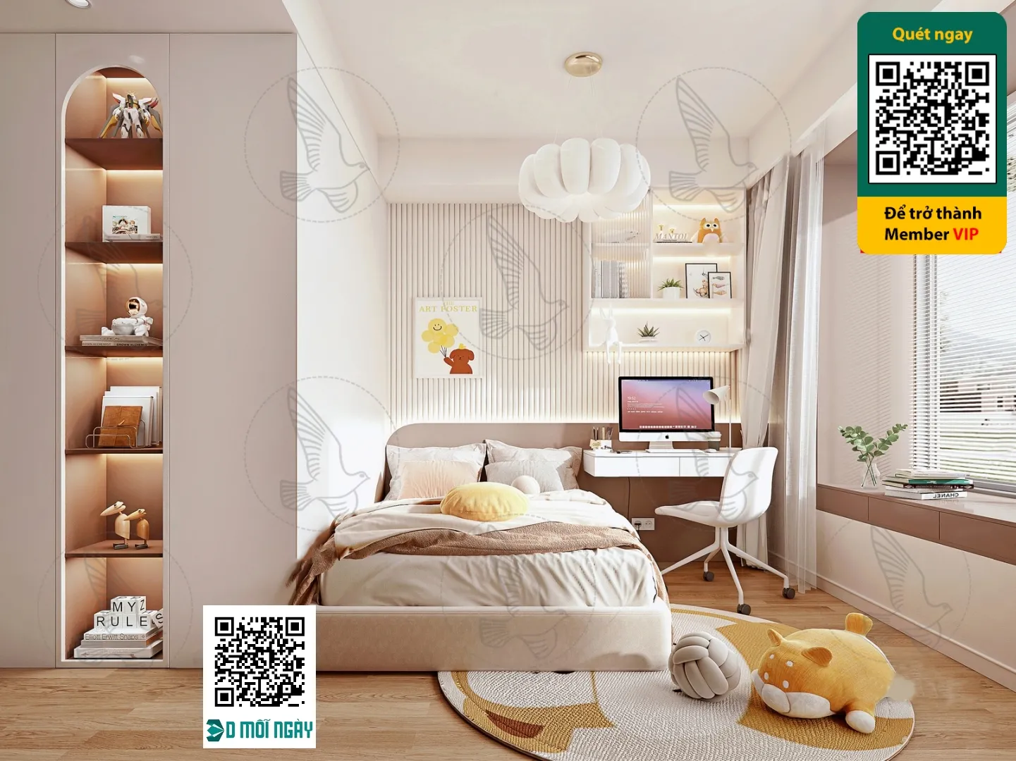 Children’s room 3D – 013 – 3745
