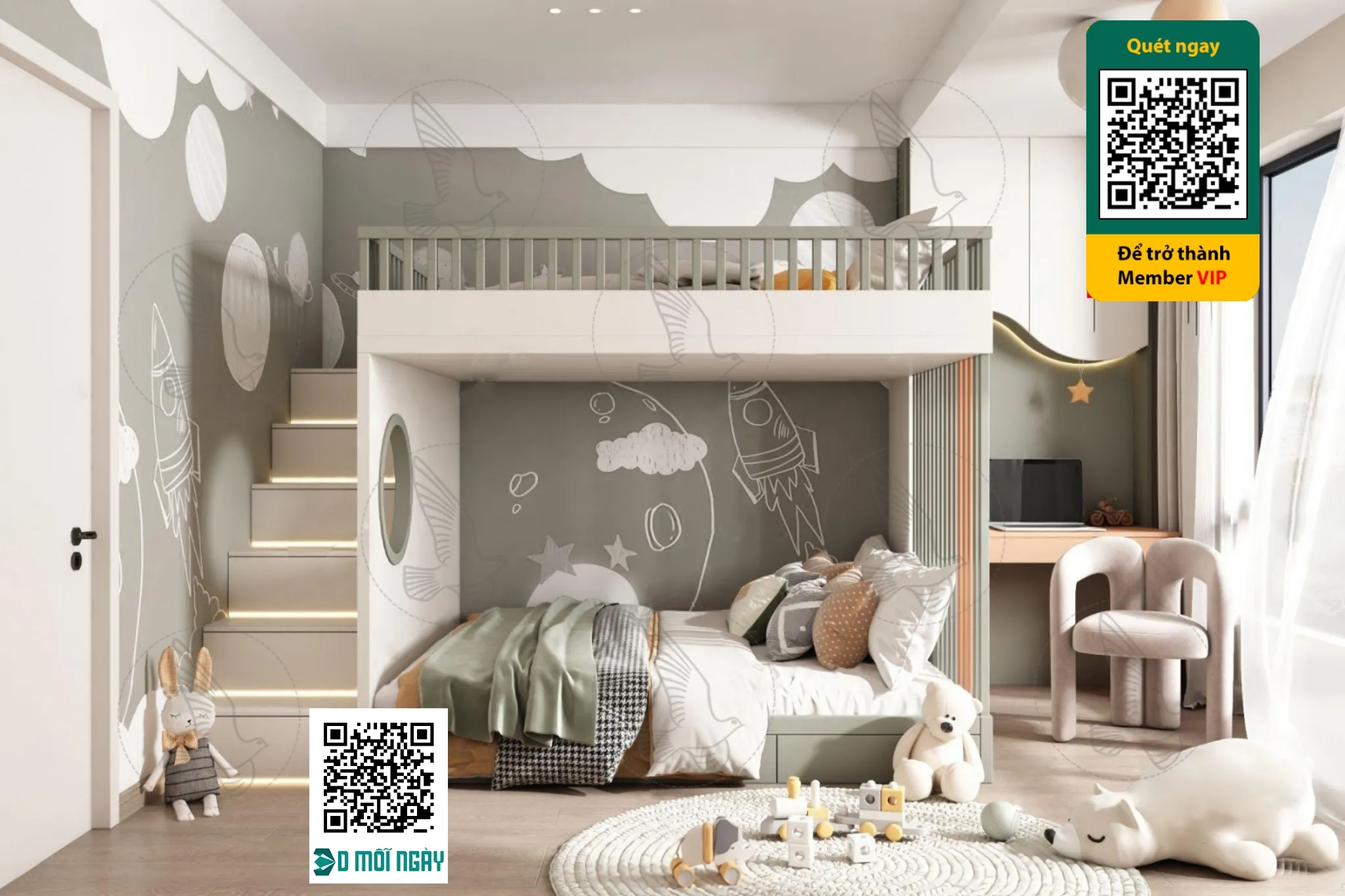 Children’s room 3D – 015 – 3747