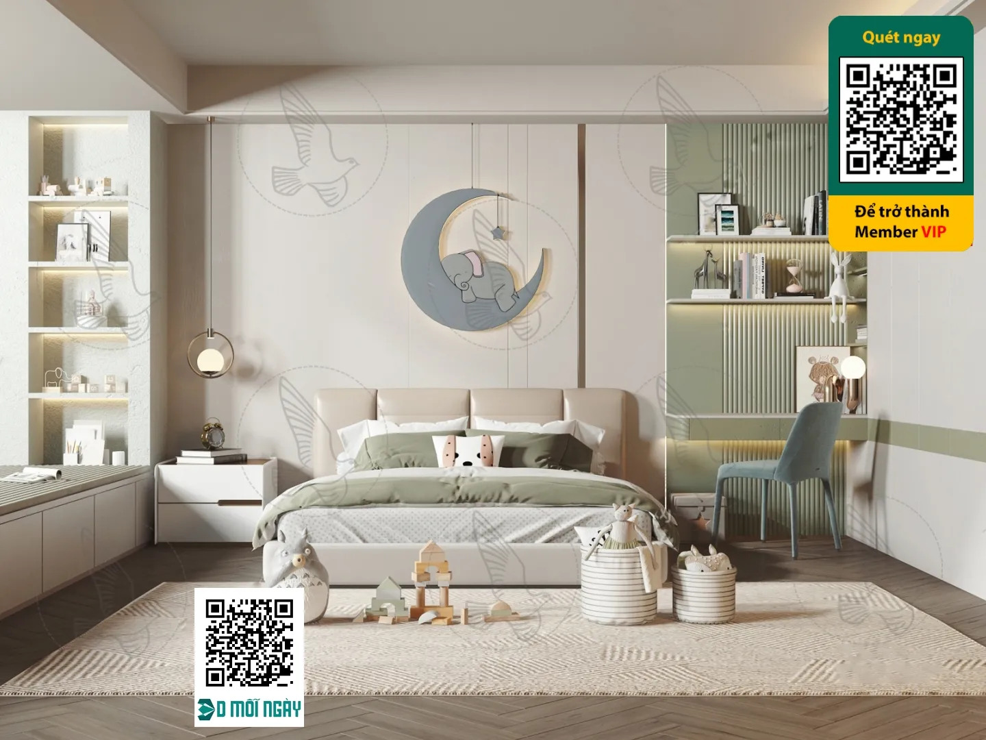 Children’s room 3D – 018 – 3750