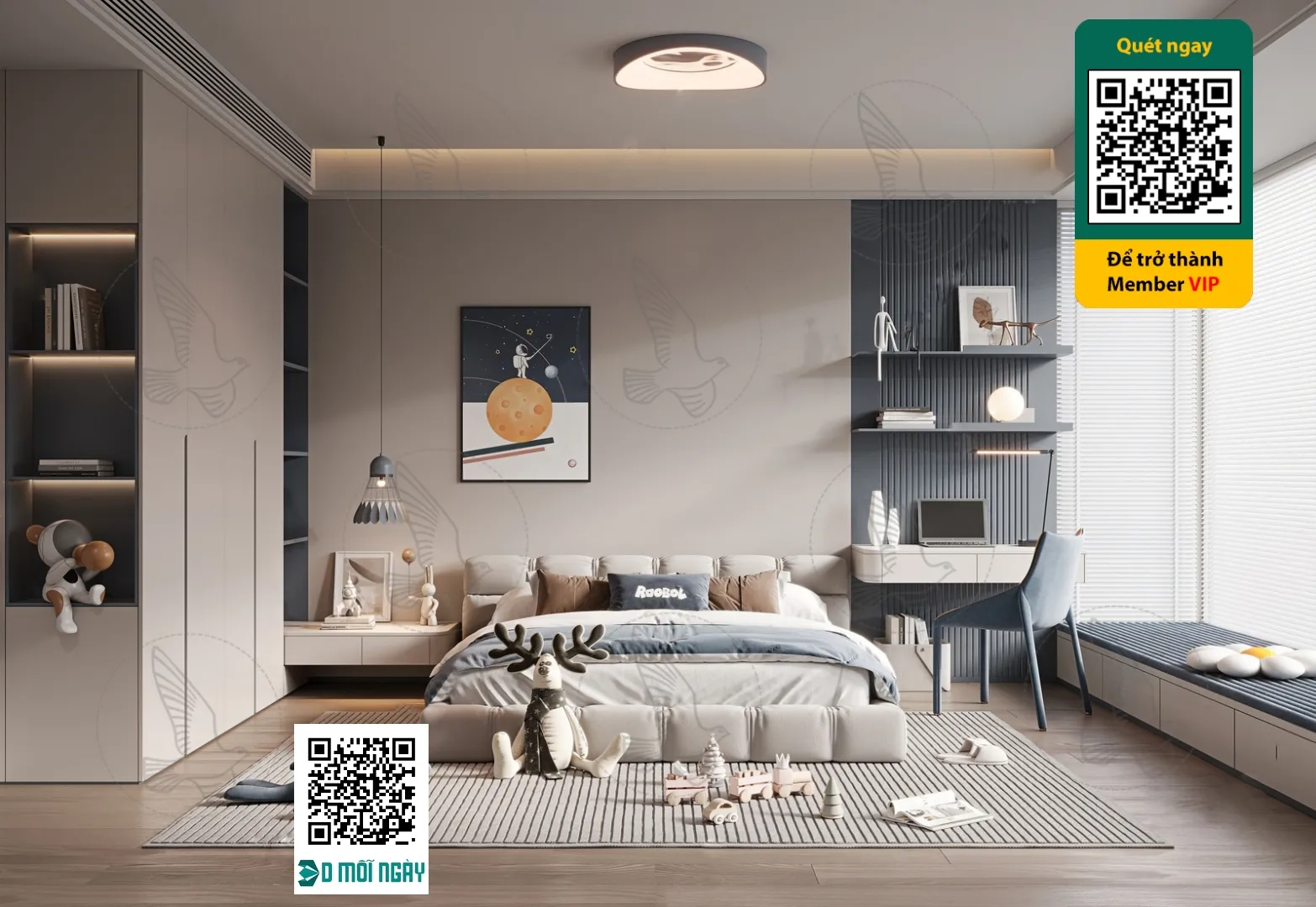 Children’s room 3D – 020 – 3752