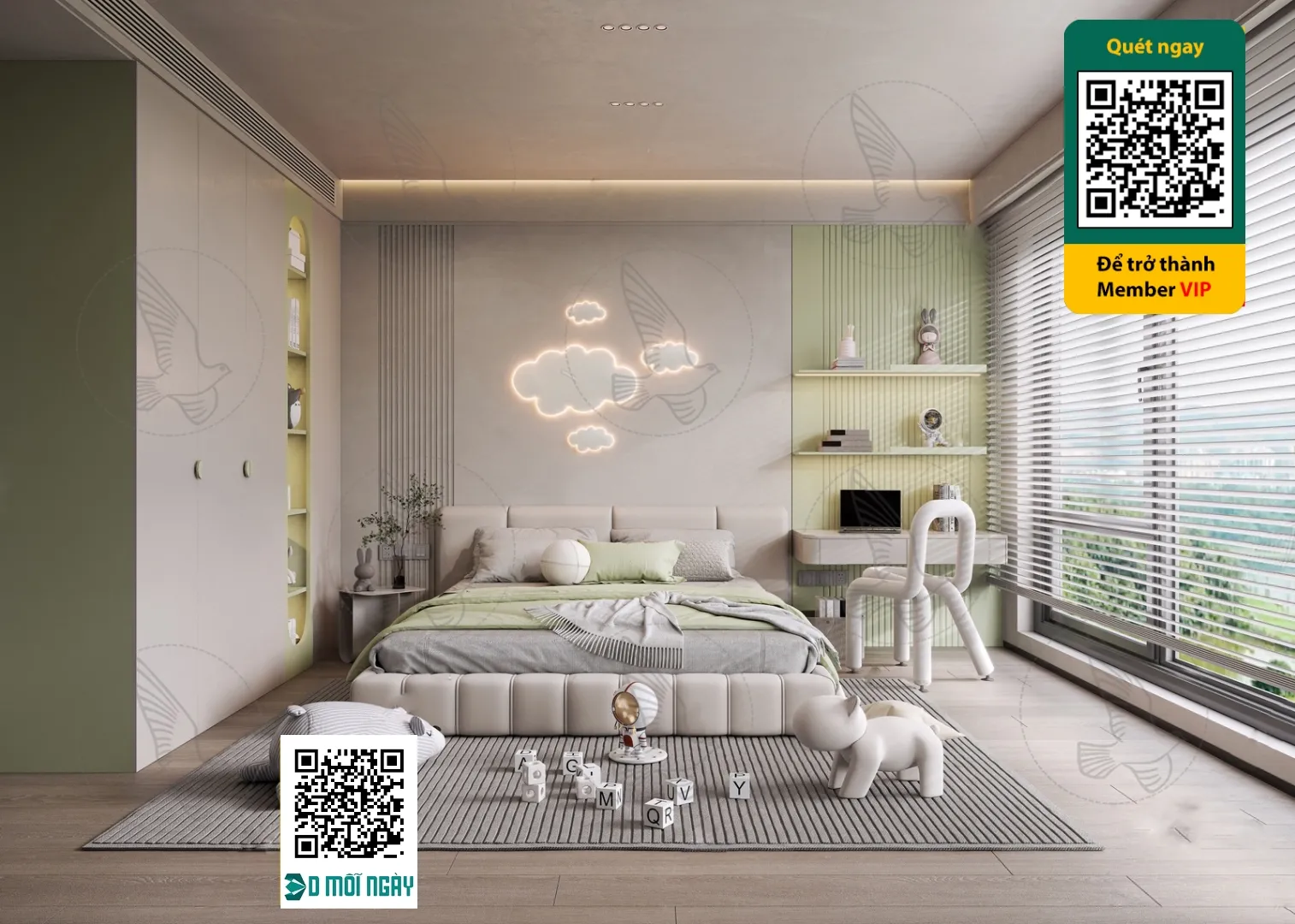 Children’s room 3D – 021 – 3753