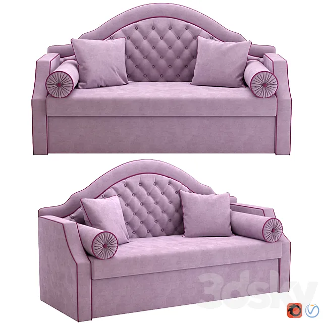 Children’s sofa bed Larissa Unterzo 3D Model Children’s sofa bed Larissa Unterzo 3D Model