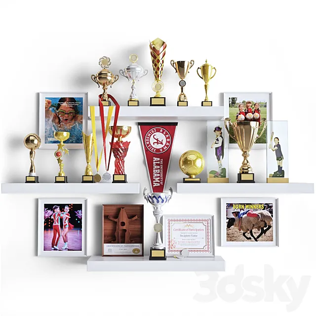 Children’s sports awards 3D Model