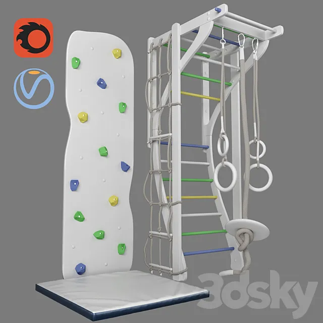 Children’s sports complex “Arfa” 3DModel