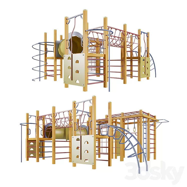 “Children's sports complex “”Indiana Jones””” 3D Model “Children's sports complex “”Indiana Jones””” 3D Model