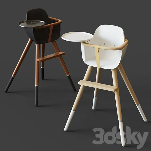 Children’s stool Micuna Ovo transformer 3D Model
