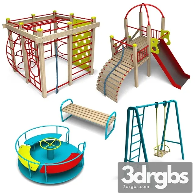 Childrens Street Complex 3 3D Model Download