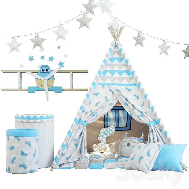 Children’s tent 3D Model