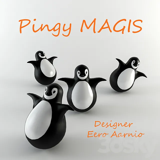 Children’s toy penguin from MAGIS 3D Model Children’s toy penguin from MAGIS 3D Model