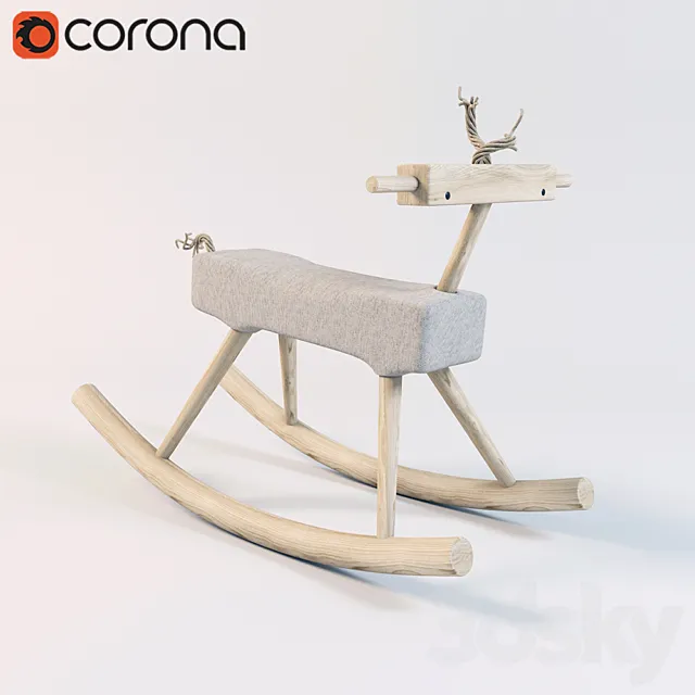 Children’s toy rocking 3D Model Children’s toy rocking 3D Model