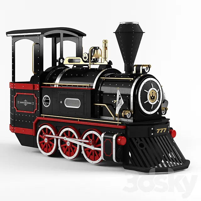 Children’s Train 3D Model