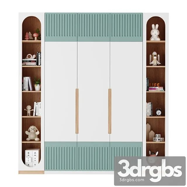 Childrens Wardrobe 40 3D Model Download