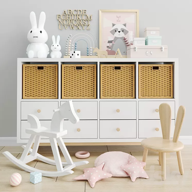 Childroom Decor-01 3D Model