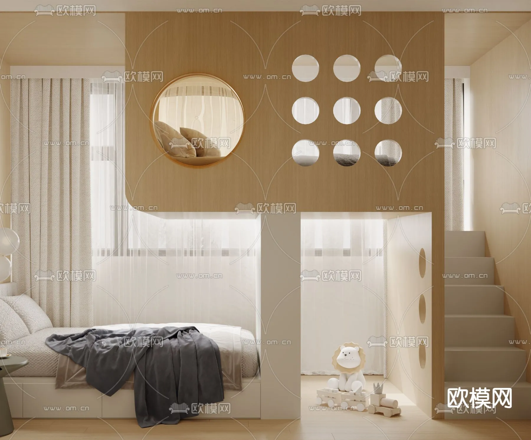 CHILDROOM SETS – CORONA – 3D MODEL – 2584 CHILDROOM SETS – CORONA – 3D MODEL – 2584