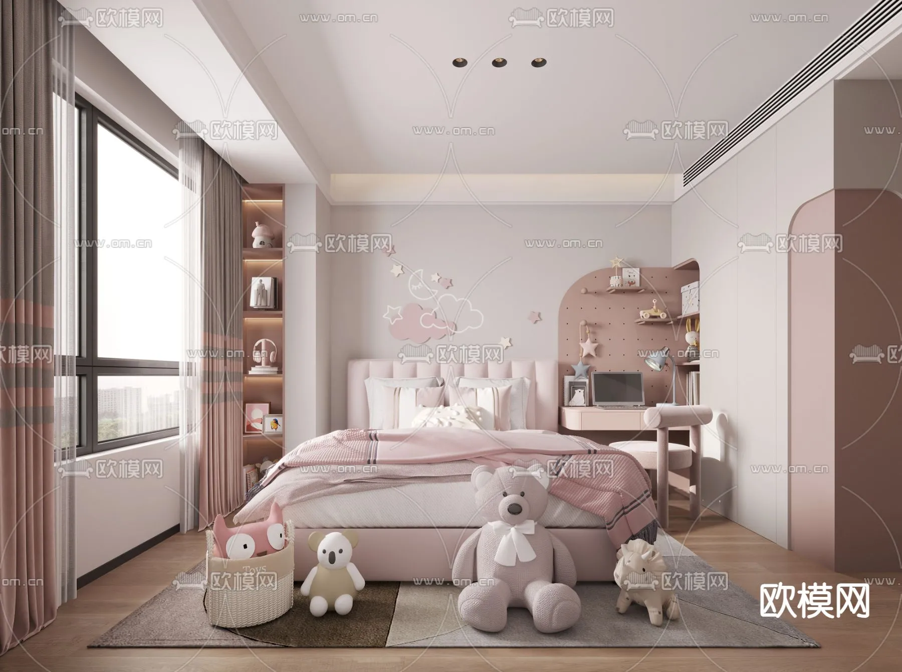 CHILDROOM SETS – CORONA – 3D MODEL – 2621